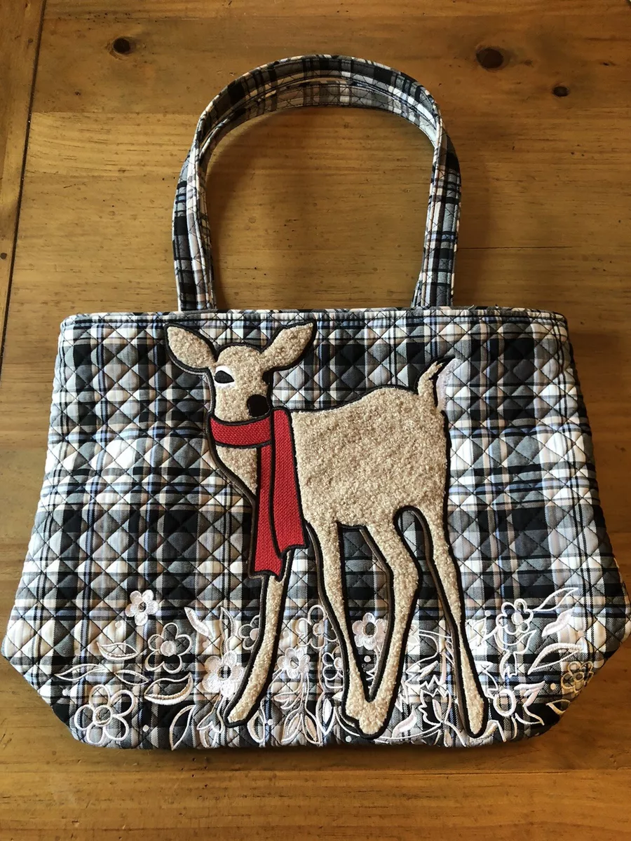 Vera bradley plaid best sale purse