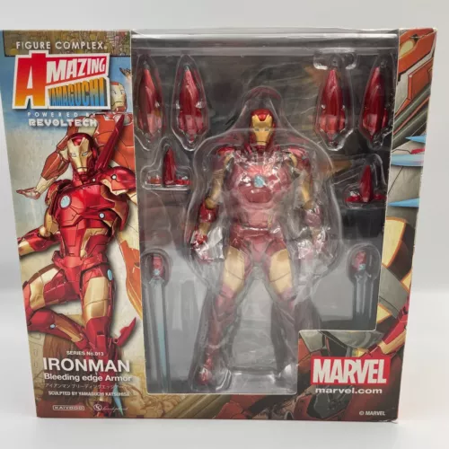 AMAZING YAMAGUCHI No.013 IRONMAN Bleeding edge Armor Action Figure Kaiyodo Japan