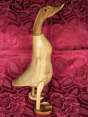 Large Wooden Duck Dad Grandad Uncle Mum Nanna Grandma Auntie Friend Christmas