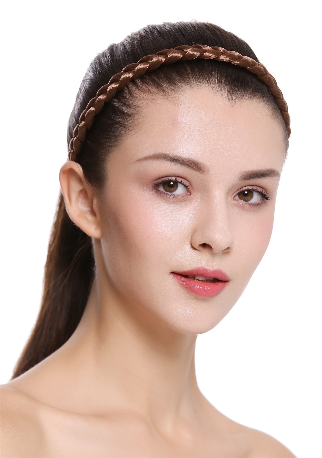 Braided Hairband Hair Hoop Traditional Gold Brown Tracht Braid CXT-008-230