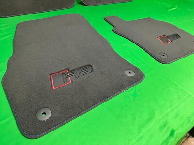 Orig. NEU Audi RS Q3/Sportback 2020 Satz Fußmatten schwarz blau 