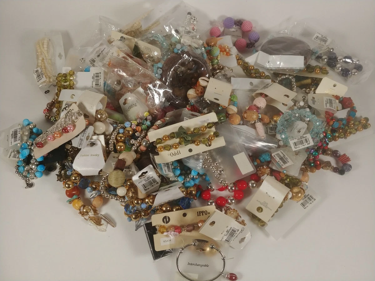 Jewelry Lot Miscellaneous 2 Pounds Marked with Suggested Retail Wholesale