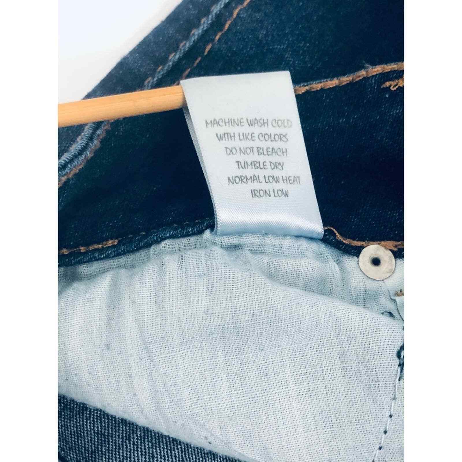 Y2K Jeans cowgirl Retro Dollhouse Low Rise Dark Denim… Gem