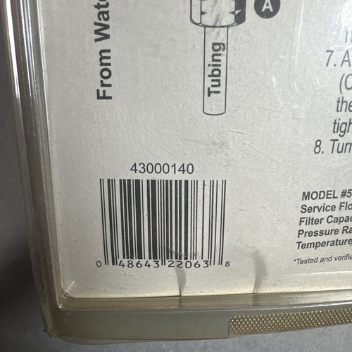 Watts Inline Filter 20000 gal In Line Water Filter Made in USA 5 Year NOS - Picture 11 of 12
