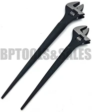 12" & 16" Adjustable Iron Workers Spud Wrench Construction Plumbing BoltsTapered