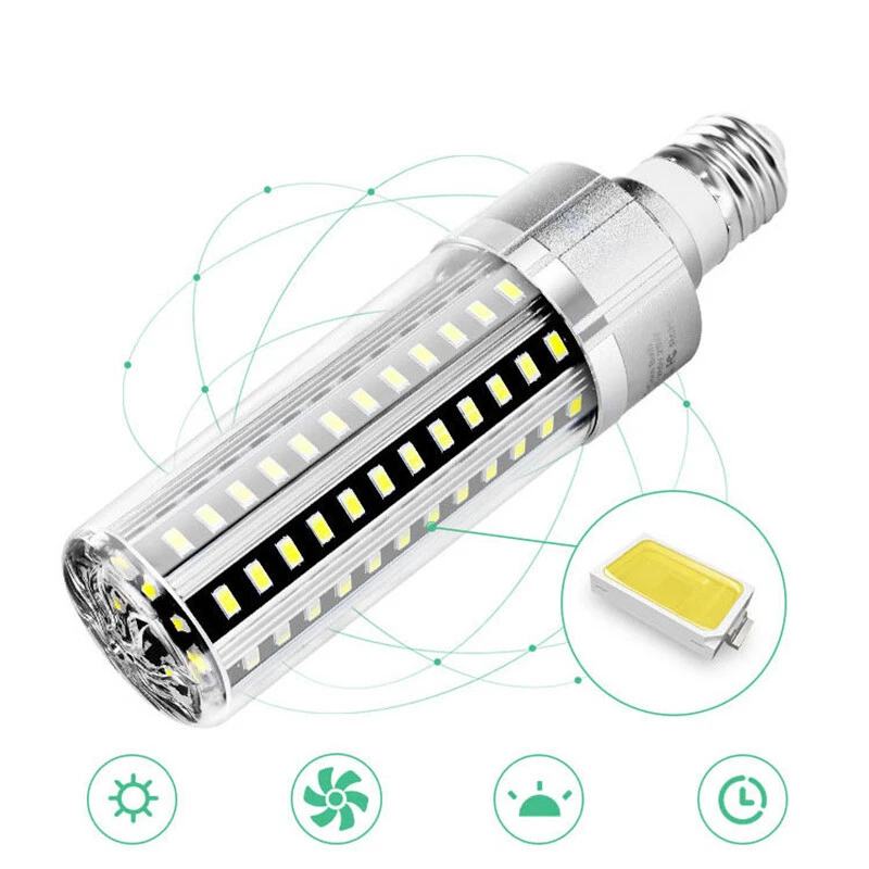 LED Corn Light Bulb E27 Screw Base Warm White Cool White Lamp 25W 35W 50W 54W - Image 2 of 4
