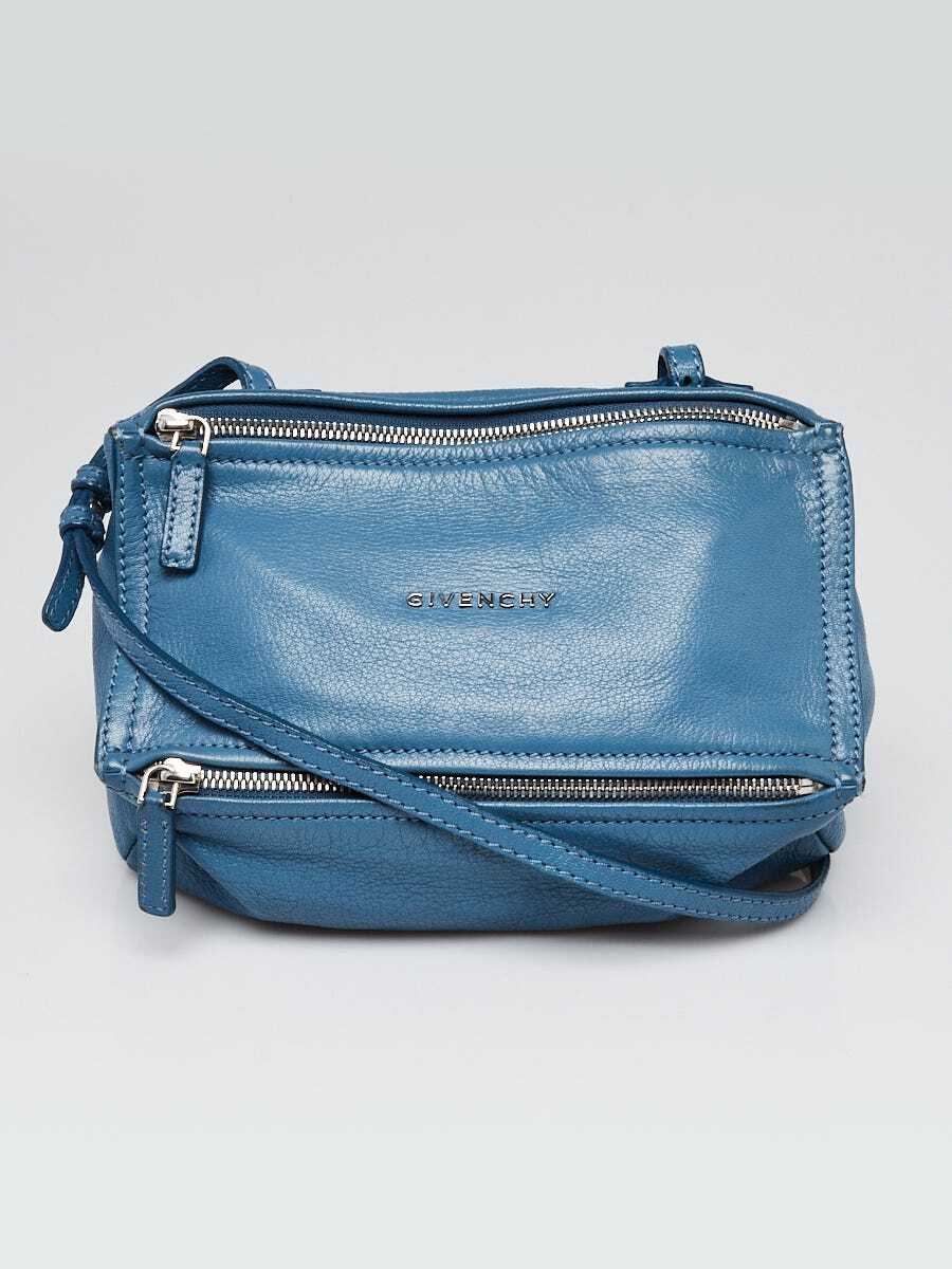 【関税負担】 GIVENCHY 17SS PANDORA SMALL BAG Givenchy Blue Sugar Goatskin Leather Mini Pandora Bag | eBay