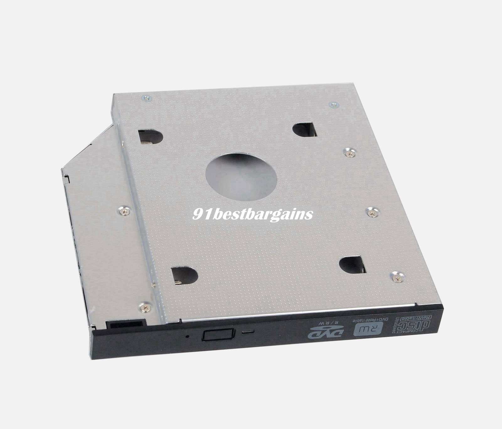 2nd Hard Drive HDD SSD Caddy Adapter for TOSHIBA Satellite C660 C655
