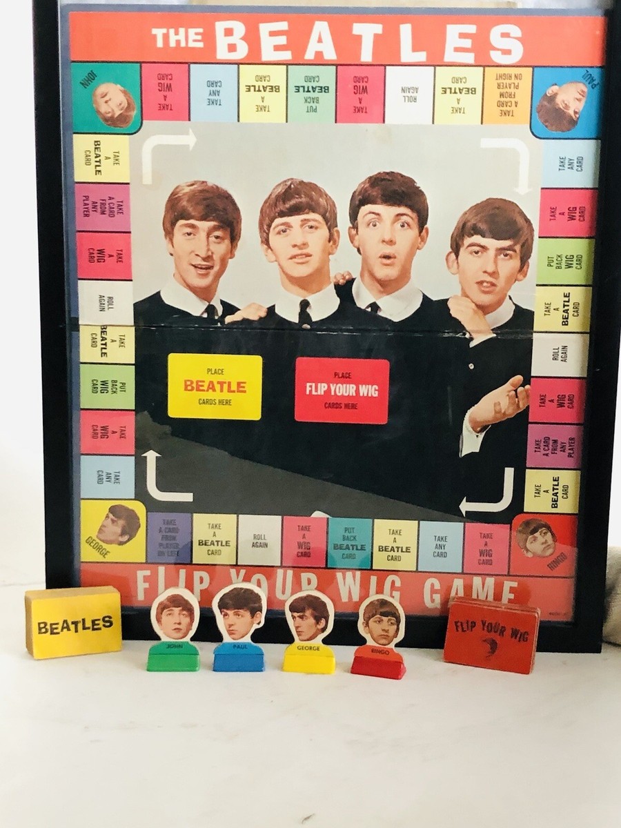 The Beatles Vintage 1964 Frame Display Box Time Capsule Flip Your