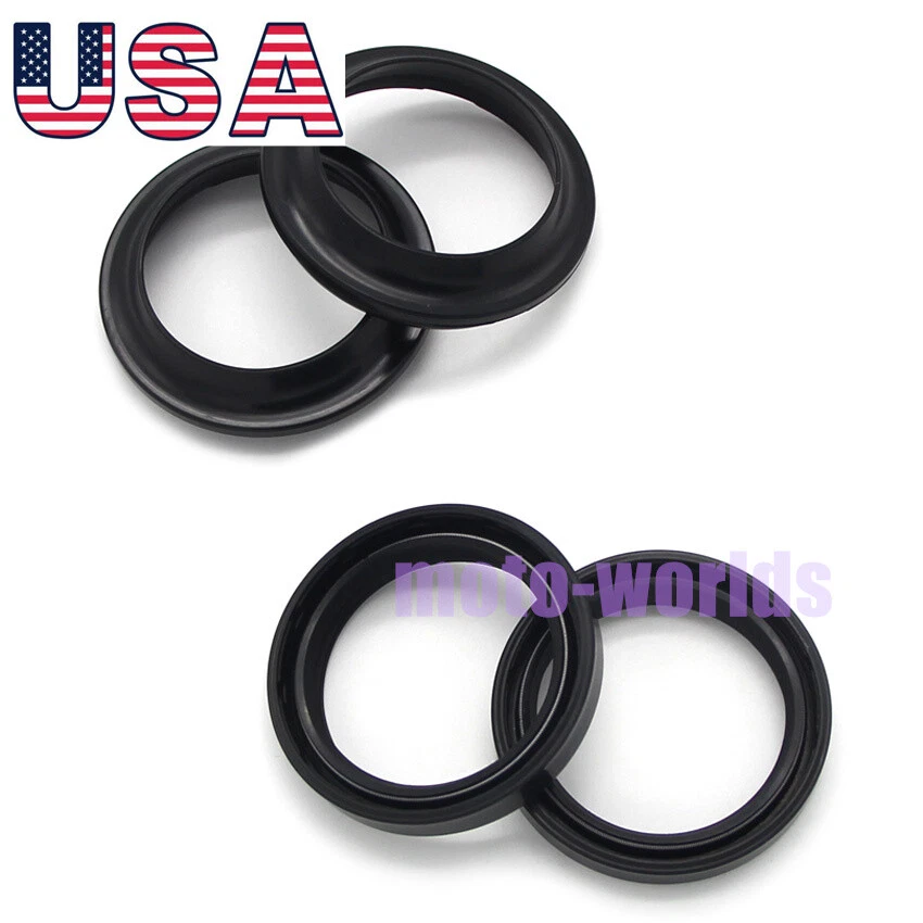 For Suzuki RM125 RM250 1988/TL1000R 1998-2002/XF650 1997-02 Front Fork Oil Seals Foto 4 de 4