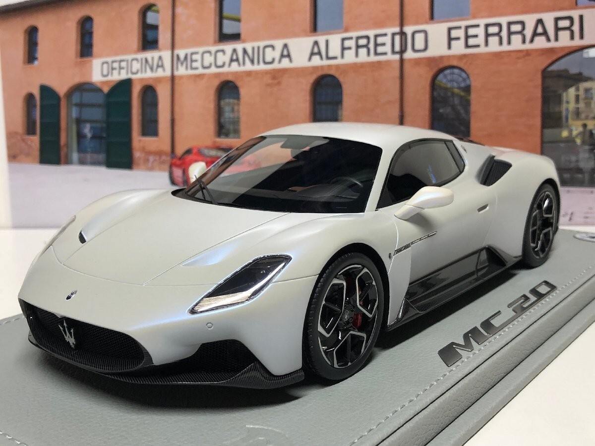 1/18 BBR Maserati MC20 Bold White From Japan P18191A1-21 1/18 BBR Maserati MC20 Bold White From Japan P18191A1-21