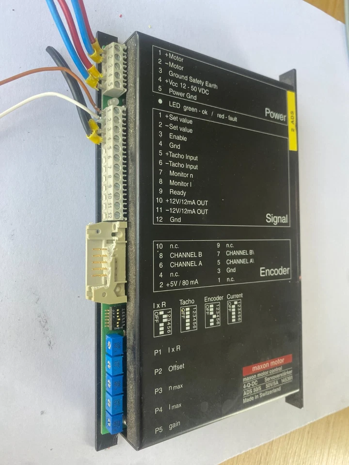 Maxon Motor Controller 4-Q-DC Servomotor Controller Foto 4 de 4