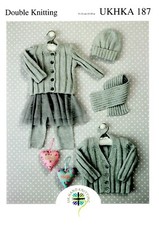 UKHKA 187 Strickjacken Baby & Kind Stricken Muster Dk 30.5cm - 50.8cm 31cm -