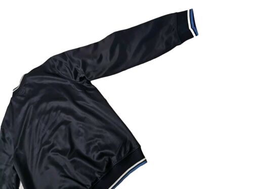 "New" Ben Sherman Jacket Navy Blue Rib Collar Trim Snap Front Pockets - Size: S - Picture 10 of 14