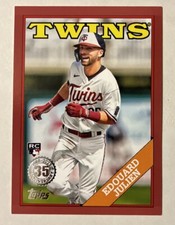 Edouard Julien Topps Update 2023 Red 2 /10 Rookie RC Minnesota Twins 88US-27