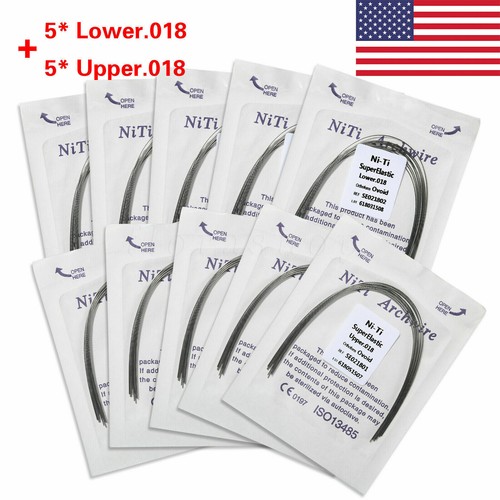 100pcs 10packs Dental Orthodontic Super Elastic Niti Arch Wire Round Ovoid Form - Picture 99 of 102