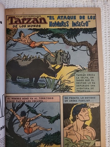 Tarzan #374 - November29, 1973 Spanish - El Ataque De Los Hombres Insecto - Picture 3 of 4