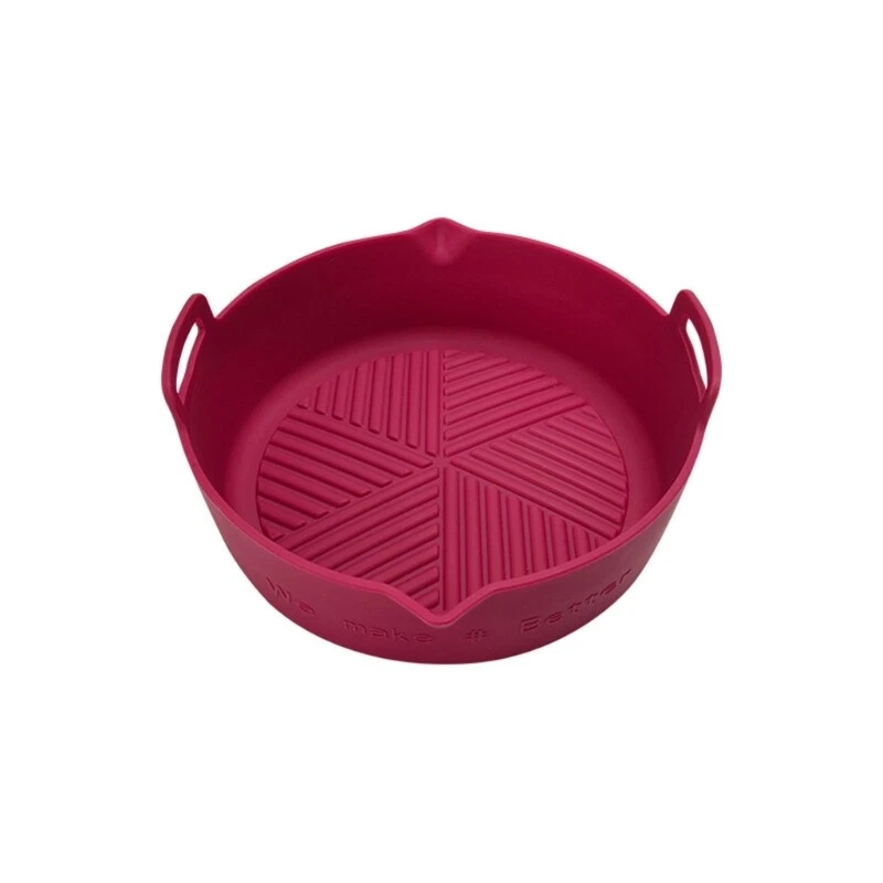Non-Stick Air Fryer Baking Tray Silicone Pizza Mat for Home Kitchen Non-Stick Air Fryer Baking Tray Silicone Pizza Mat for Home Kitchen