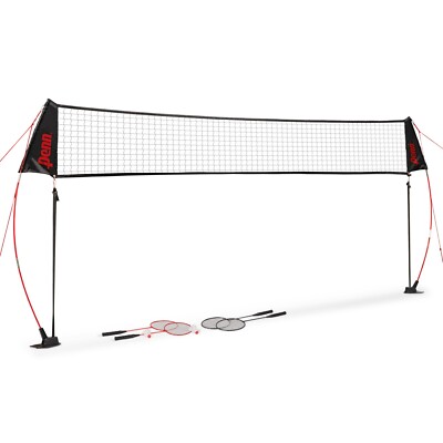 Penn BADMINTON SET バドミントンセット 4.6mネット Penn Premium Easy Setup Badminton Set, Includes 4 Rackets and