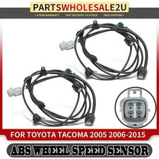 2pcs Rear Side ABS Wheel Speed Sensor Wiring Harness for Toyota Tacoma 2005-2015