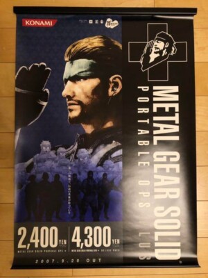 Metal Gear Solid Portable Ops + PSP B2 Poster Not For Sale | eBay