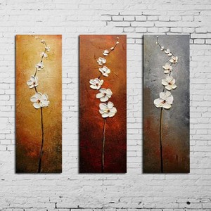 3tlg. LEINWAND BILDER KUNSTDRUCK WANDBILD ABSTRAKT BLUMEN Wand Dekor ... 3tlg. LEINWAND BILDER KUNSTDRUCK WANDBILD ABSTRAKT BLUMEN Wand Dekor ...