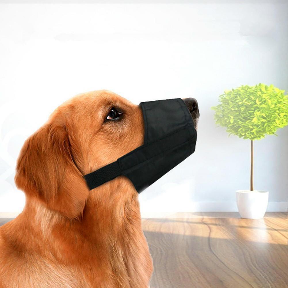 Oxford Cloth Anti Barking Dog Muzzles Strap Adjustable Pet Mouth Mask
