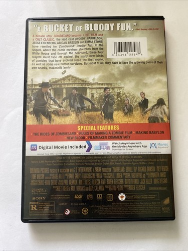 Zombieland: Double Tap (DVD, 2019) - Picture 2 of 2