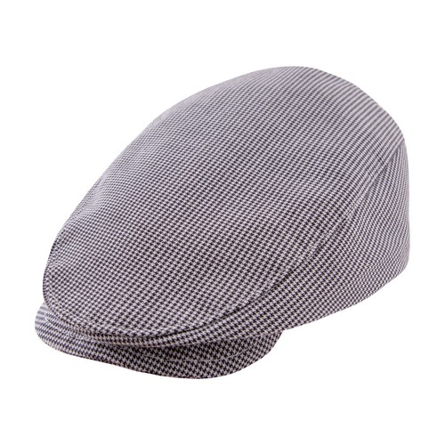 Herringbone Cotton Flat Cap Ben Hogan 