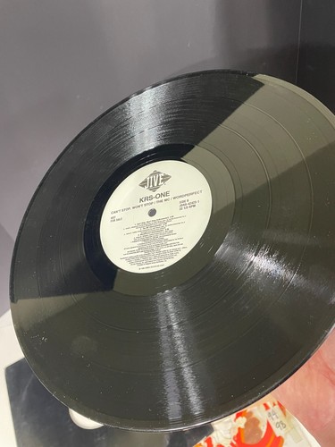 KRS-ONE (2) Records ~ Can't Stop, Won't Stop, Word Perfect, Sound of Da Police - Picture 9 of 11