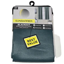 Sunbarrier Blackout Window Panel With Pocket Dover Teal 37x63in