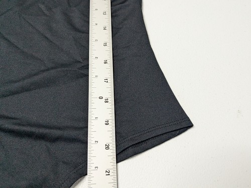 Kristin Nicole Top Women's M Black Tie Front Short Sleeve - Picture 5 of 5