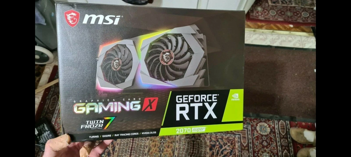 Peer evaluerbare løn MSI GeForce RTX 2070 Super Gaming X 8gb Graphics Card Twin Frozr 7 mint |  eBay