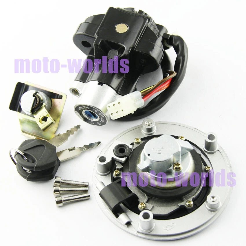 Interruptor de encendido llaves de tapa de gas combustible para Suzuki GSXR600 GSXR750 2004-05 37101-16840 Foto 2 de 4