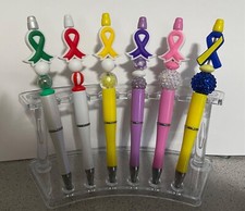 Beaded Pens, wristlets and badge reels