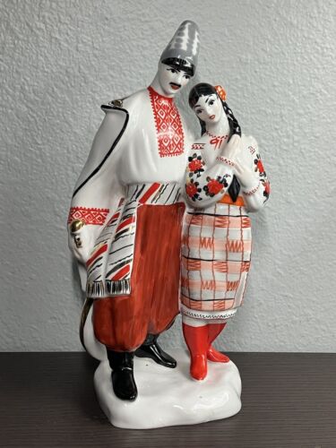 LEVKO and OKSANA Ukrainian KYIV USSR Porcelain Figurine Original - Picture 1 of 8