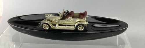 LESNEY ROLLS-ROYCE SILVER GHOST ASHTRAY PAPERCLIP HOLDER STATIONERY DESKTOP - Picture 2 of 3