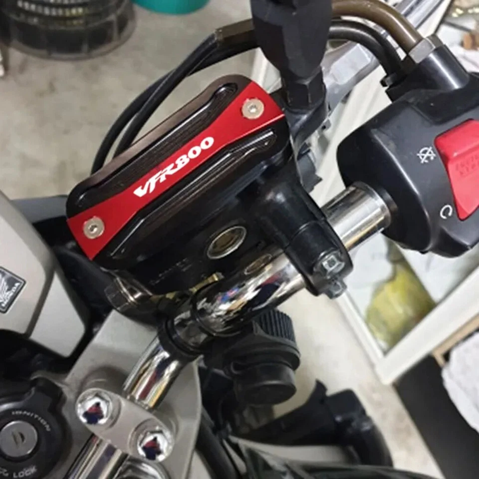 Brake Fluid Reservoir Cap  Cylinder Cover For HONDA VFR 800 1200 VFR800 VFR1200 - Image 4 of 4