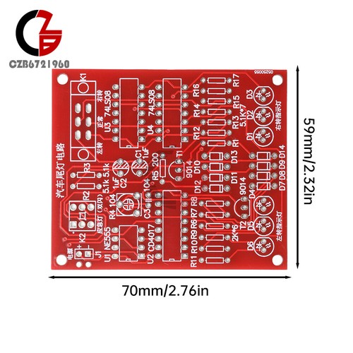 DIY Simulation Auto Licht Löten Elektronik Kit mit Batterie Box Schweißen Lernen - Bild 22 von 26
