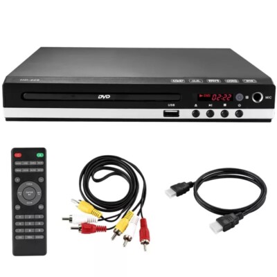 HD CD DVD UHD Spieler mit HDMI AV USB Anschluss für TV Player mit Fernbedienung