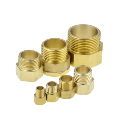 2PCS BSP Brass Pipe 1/8inch 1/4inch 3/8inch 1/2inch 1inch Female To Male Thread - Picture 2 of 20