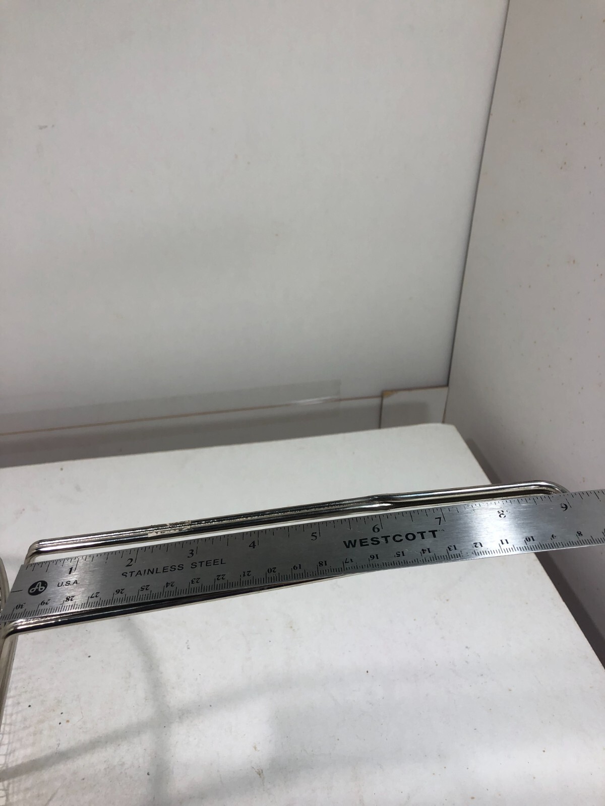 2xCommercial Stainless Steel Wired LARGE Deep Fry basket 11" x 6" w/ long handle