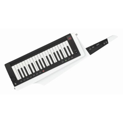 Korg RK-100S 2 WH Gloss White Keytar Synthesizer Shoulder