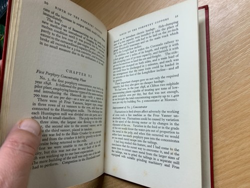 RARE 1933 "THE STORY OF THE BIRTH OF PROPHYRY COPPERS" HARDBACK BOOK (LL) - Picture 12 of 12