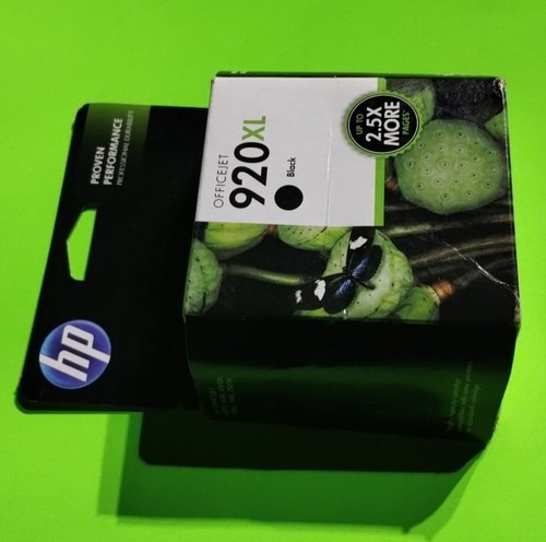 SEALED GENUINE HP 920XL Black Ink Cartridge (CD975AN) -EXPIRATION Mar 2015 - Picture 2 of 8