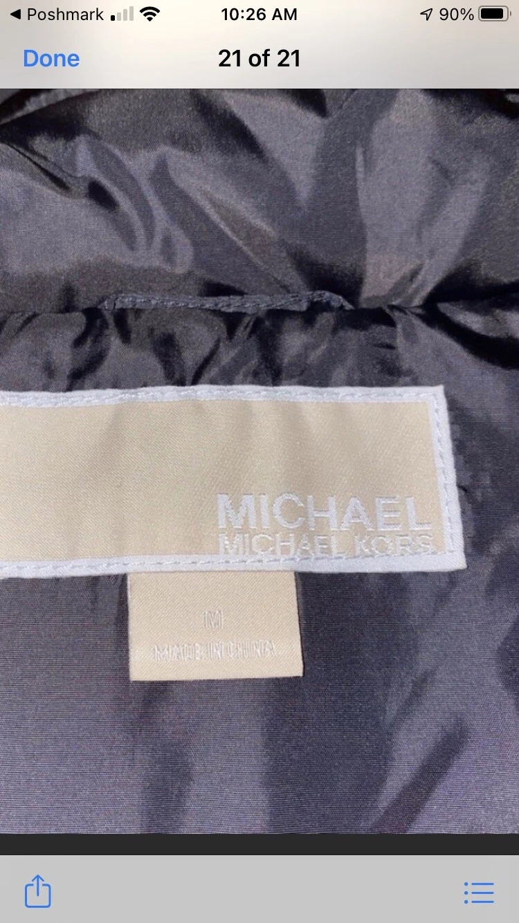 Cappotto imbottito Michael Kors taglia media