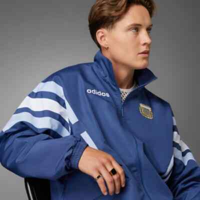 adidas Argentina 1994 Woven Track Top Mens Soccer Jacket Asia-Fit