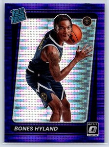 2021-22 Donruss Optic Bones Hyland Rated Rookie Purple Pulsar Prizm RC #194