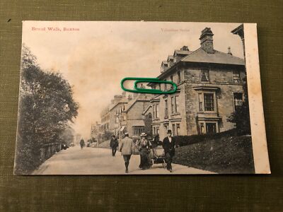 Broad Walk Buxton Derbyshire 1900 s Animated Street View Valentines Unposted #2