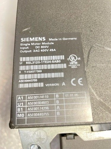 SIEMENS Single Motor Module 6SL3120-1TE24-5AB0 - Bild 2 von 6